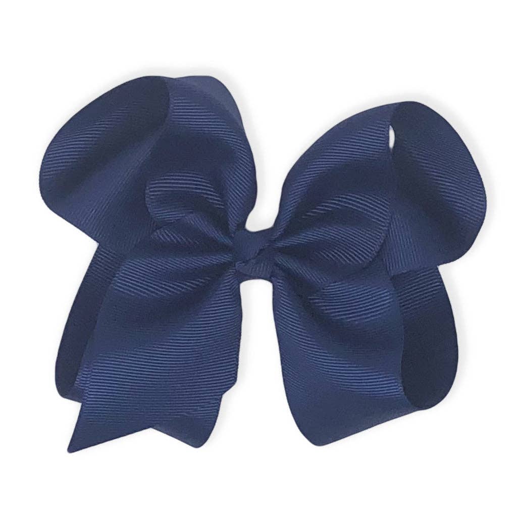 Navy Bow Headband