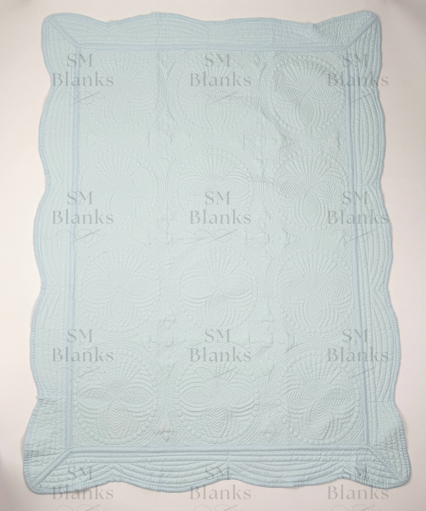 Blue Baby Heirloom Quilt