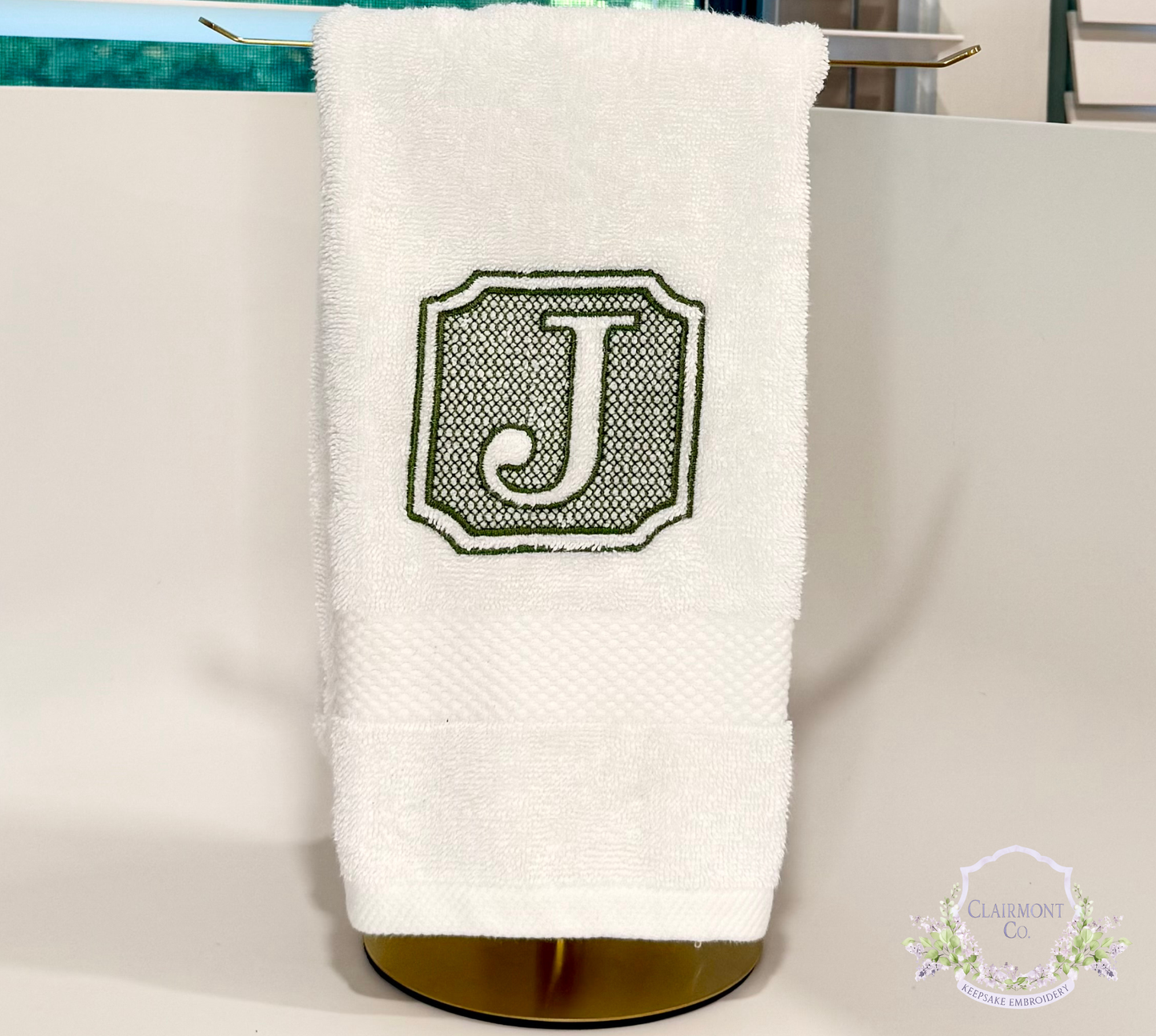 Personalized Embroidered Hand Towel