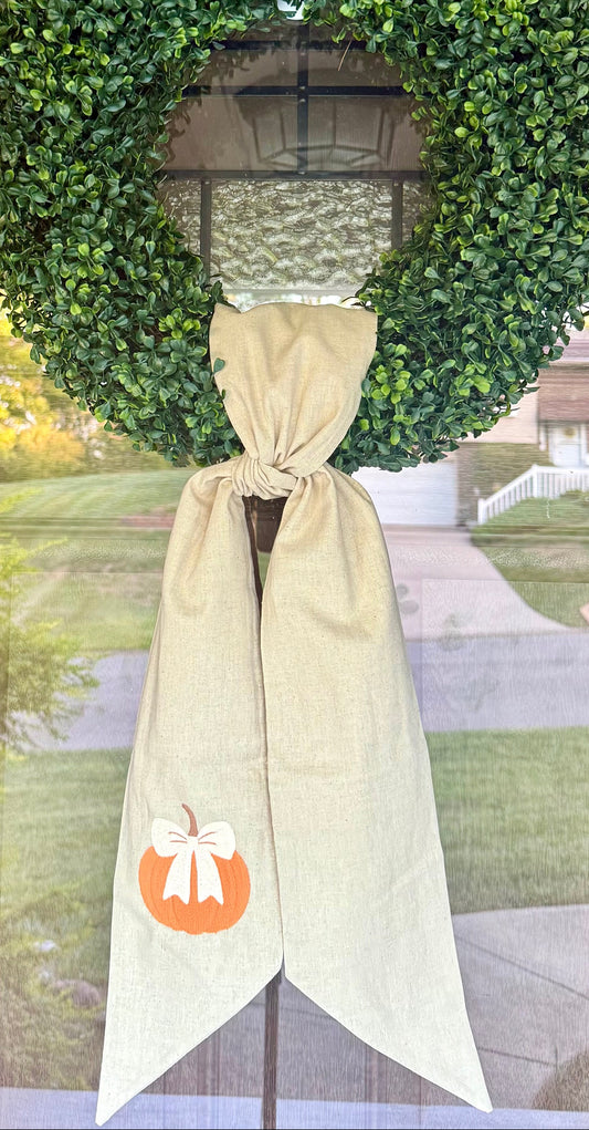 Fall Wreath Sash