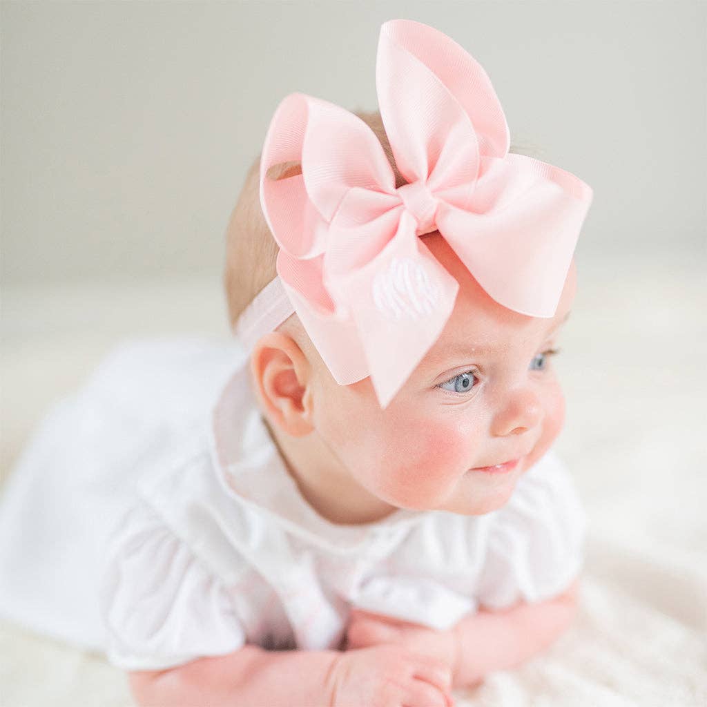 Light Pink Bow Headband